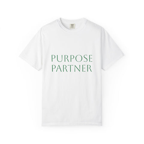 Purpose Partner T‑Shirt — Minimal Inspirational Graphic Tee