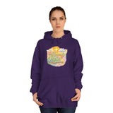 Inspirational Christian Hoodie - 'Heavenly Father' Watercolor Cross Design