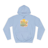 Inspirational Christian Hoodie - 'Heavenly Father' Watercolor Cross Design