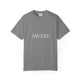 Aware T‑Shirt — Minimal Mindfulness Graphic Tee