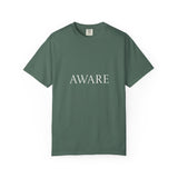 Aware T‑Shirt — Minimal Mindfulness Graphic Tee