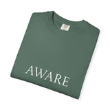 Aware T‑Shirt — Minimal Mindfulness Graphic Tee