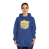 Inspirational Christian Hoodie - 'Heavenly Father' Watercolor Cross Design
