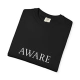 Aware T‑Shirt — Minimal Mindfulness Graphic Tee