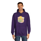 Inspirational Christian Hoodie - 'Heavenly Father' Watercolor Cross Design