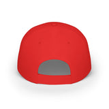 Discernment Over Desire Baseball Cap — Minimalist Red Low-Profile Hat