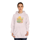 Inspirational Christian Hoodie - 'Heavenly Father' Watercolor Cross Design