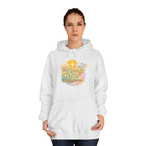 Inspirational Christian Hoodie - 'Heavenly Father' Watercolor Cross Design