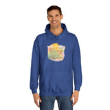 Inspirational Christian Hoodie - 'Heavenly Father' Watercolor Cross Design