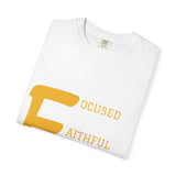 Focused Faithful Free Tee — Inspirational Graphic T‑Shirt