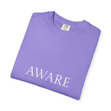 Aware T‑Shirt — Minimal Mindfulness Graphic Tee