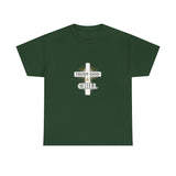 Trust God & Chill T‑Shirt — Inspirational Christian Tee with Cross Design