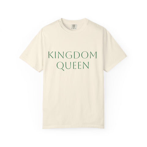 Kingdom Queen Tee — Minimal Serif Graphic T-Shirt