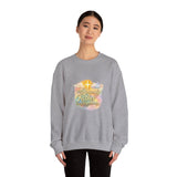 Religious Sweatshirt - My Heavenly Father Watercolor Cross Crewneck