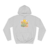 Inspirational Christian Hoodie - 'Heavenly Father' Watercolor Cross Design