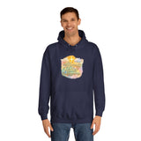 Inspirational Christian Hoodie - 'Heavenly Father' Watercolor Cross Design
