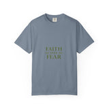 Faith Over Fear T-Shirt — Inspirational Christian Tee