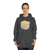 Inspirational Christian Hoodie - 'Heavenly Father' Watercolor Cross Design