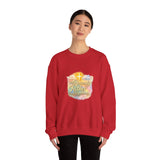 Religious Sweatshirt - My Heavenly Father Watercolor Cross Crewneck