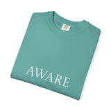 Aware T‑Shirt — Minimal Mindfulness Graphic Tee
