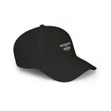 Discernment Over Desire Baseball Cap — Minimalist Red Low-Profile Hat