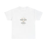 Trust God & Chill T‑Shirt — Inspirational Christian Tee with Cross Design
