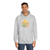 Inspirational Christian Hoodie - 'Heavenly Father' Watercolor Cross Design