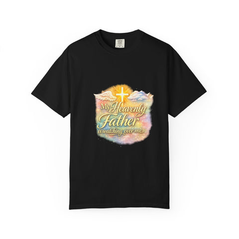 Heavenly Father Faith T-Shirt — Christian Cross Spiritual Tee