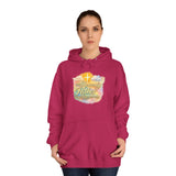 Inspirational Christian Hoodie - 'Heavenly Father' Watercolor Cross Design