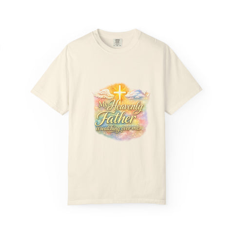 Heavenly Father Faith T-Shirt — Christian Cross Spiritual Tee