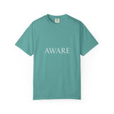Aware T‑Shirt — Minimal Mindfulness Graphic Tee