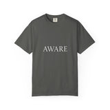 Aware T‑Shirt — Minimal Mindfulness Graphic Tee