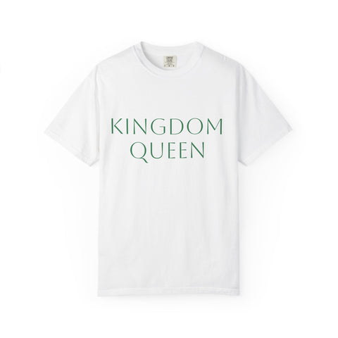 Kingdom Queen Tee — Minimal Serif Graphic T-Shirt