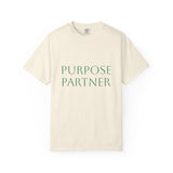 Purpose Partner T‑Shirt — Minimal Inspirational Graphic Tee