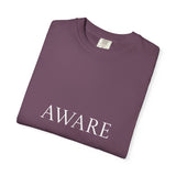 Aware T‑Shirt — Minimal Mindfulness Graphic Tee