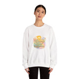 Religious Sweatshirt - My Heavenly Father Watercolor Cross Crewneck